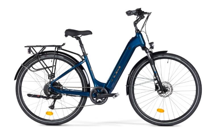 Rower M-Bike E-City 828.2 46 cm navy blue