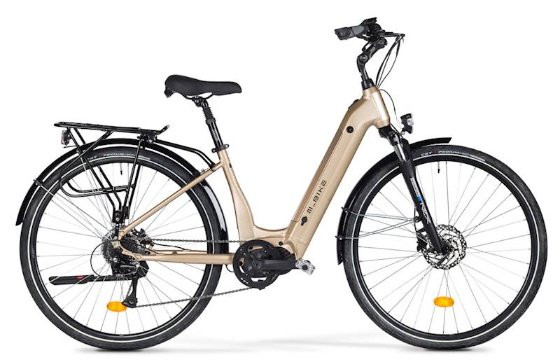 Rower M-Bike E-City 828.3 46 cm beige