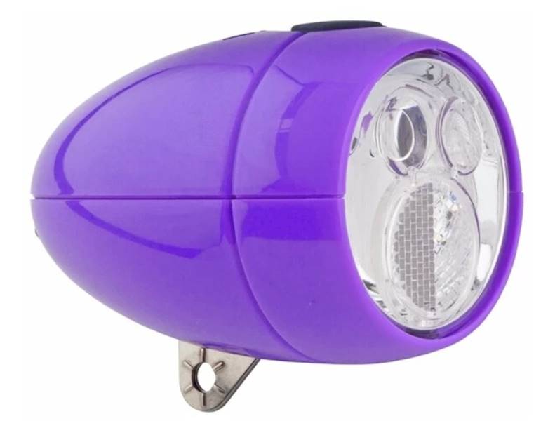 Lampka przednia AXA Vintage R16 fioletowa