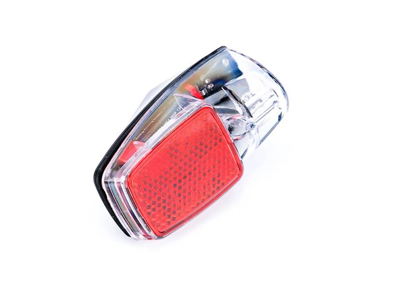 Lampka tylna na błotnik bateryjna 1-LED JY-591 2xA