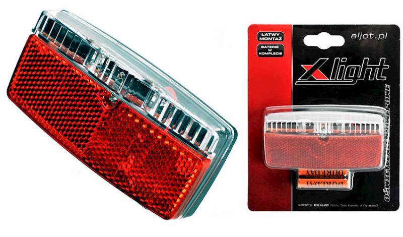 Lampa tył Prox X-light na bagażnik 2 led czarna