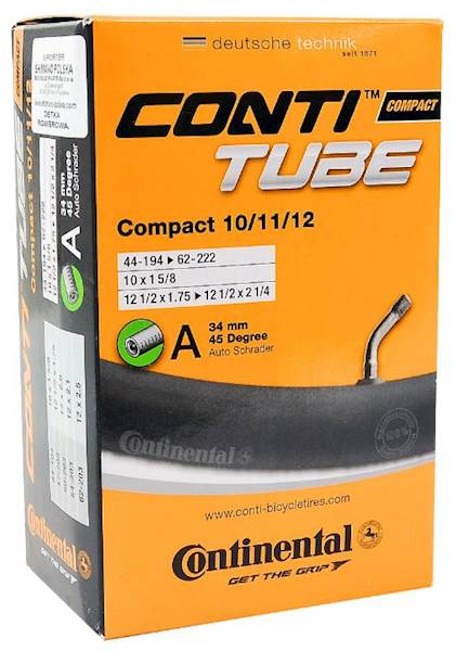 Dętka Continental Compact 10/11/12 Auto 34mm 90st