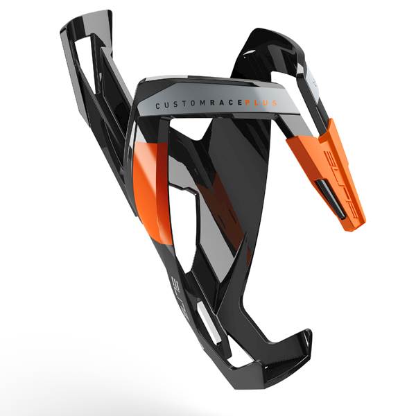 Koszyk bidonu Elite Custom Race+ czarno-pomarańcz
