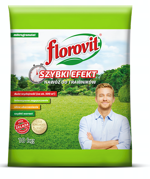 Nawóz do trawnika +Fe Florovit 10kg
