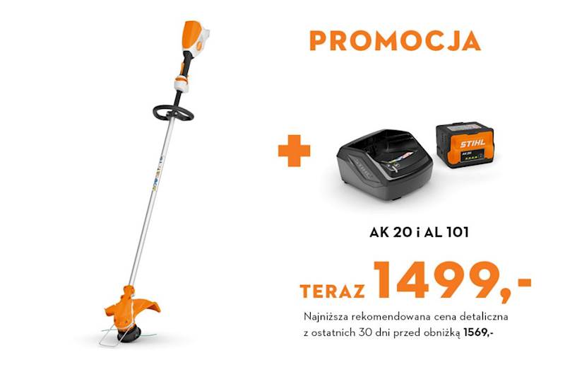 Kosa akumulatorowa Stihl FSA 60 R SET 1 x AK 20