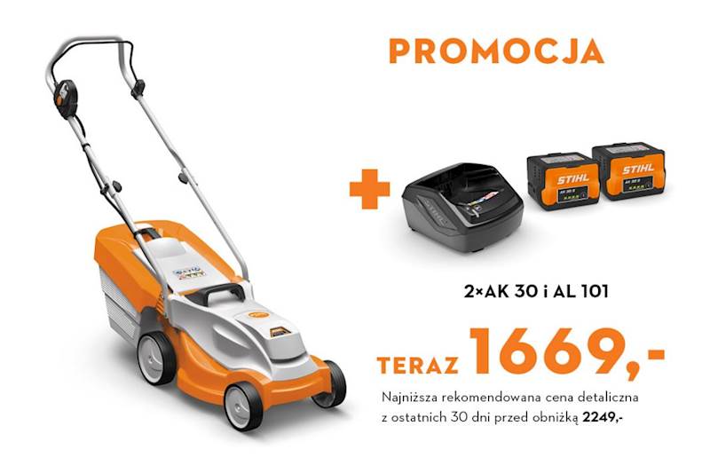Kosiarka akumulatorowa Stihl RMA 235.1 2 x AK 30 S