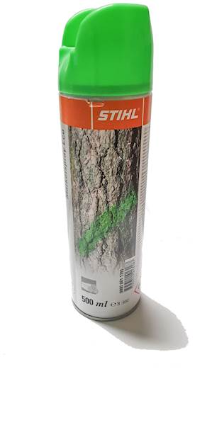 Farba, spray do znakowania drewna STIHL zielona 500ml