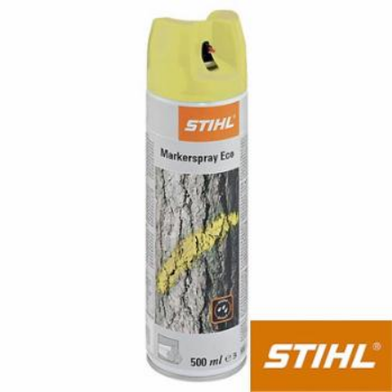 Farba , spray do znakowania drewna STIHL żółta 500ml