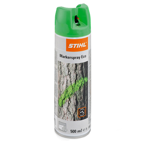 Farba, spray do znakowania drewna STIHL zielona 500ml