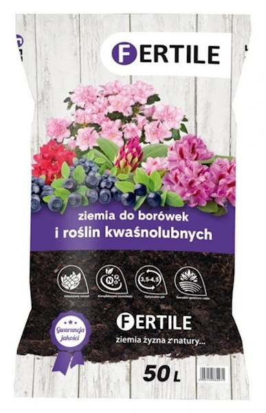 Ziemia do borówek i kwaśnolubnych 50l Fertile