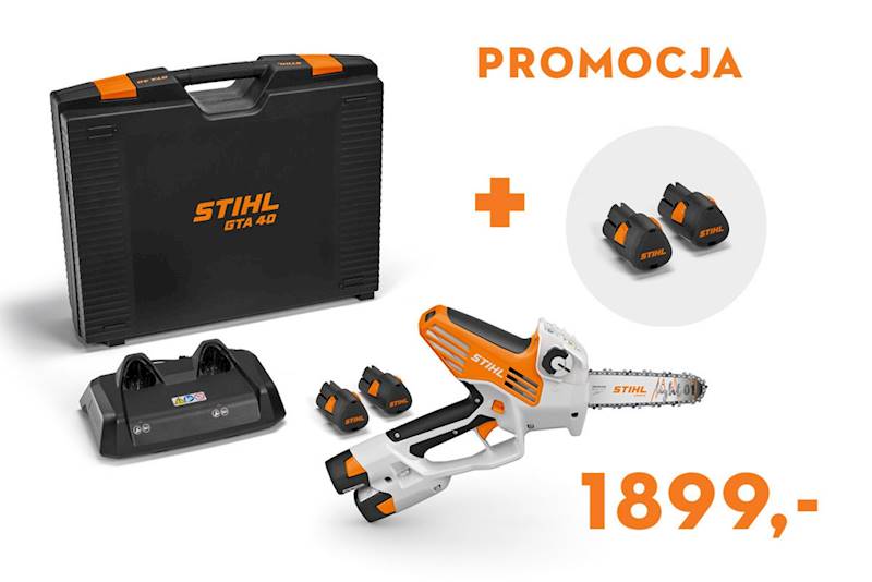 Przecinarka akum. do drewna Stihl GTA 40.0 SET