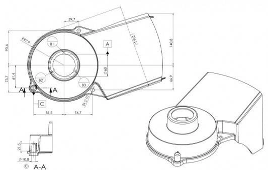 Osłona paska klinowego Alko 44295801