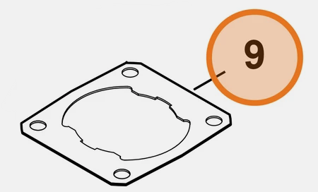 Uszczelka cylindra FS 400 / 450  4128-029-2300