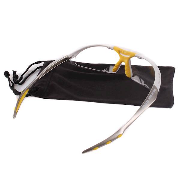 Okulary Karakal Pro 3000 Adult White / Yellow