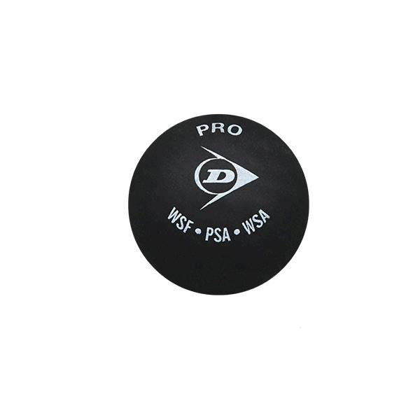 Piłka do squasha Dunlop Pro (2 kropki żółte) | Opakowanie: 1szt