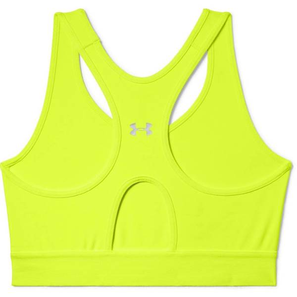 Bielizna damska Under Armour Mid Kehole Bra Yellow | Rozmiar: XS