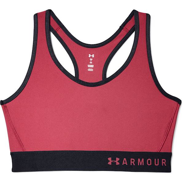 Bielizna damska Under Armour Mid Kehole Bra Pink | Rozmiar: XS