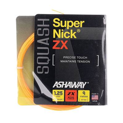 Naciąg do squasha Ashaway SuperNick ZX 1,25 Pomarańczowy SET 9m