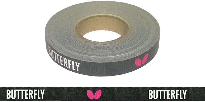 TAŚMA BUTTERFLY LOGO CZARNA 9MM 10M