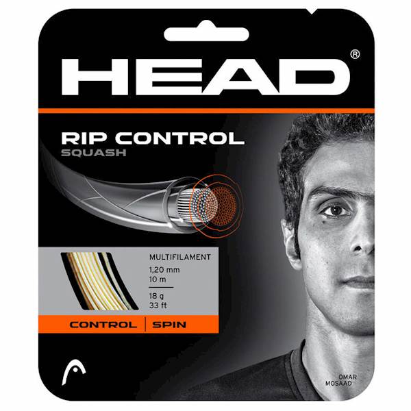 Naciąg do squasha Head Rip Control White 1.20mm