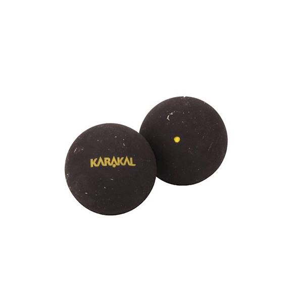 Piłki do squasha Karakal Comp Yellow Dot (1 kropka żółta) x2