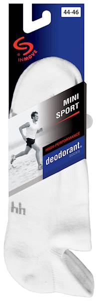 Skarpety Inmove Mini Sport Deodorant Czarny | Rozmiar: 44-46