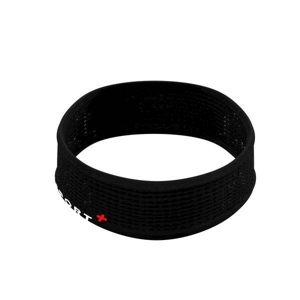 Opaska na głowę Compressport Headband Thin On/Off V3.0 Black