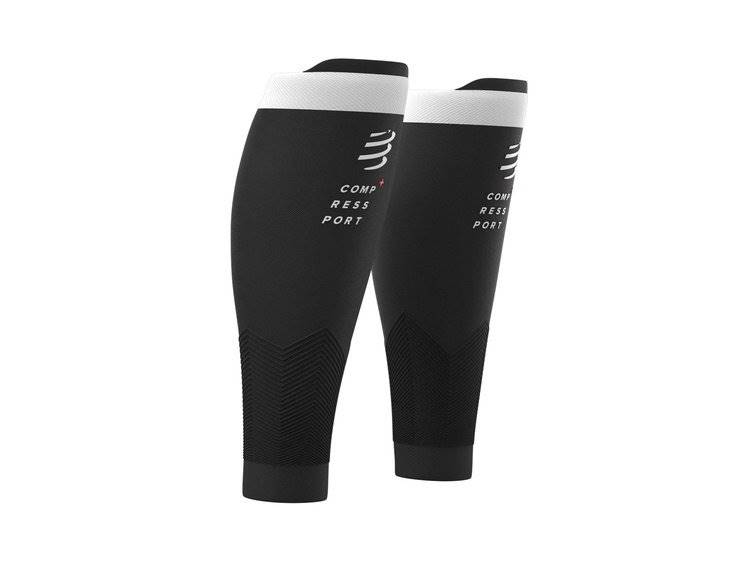 Opaski kompresyjne na łydki Compressport Calf R2v2 2020 Black | rozmiar: T2