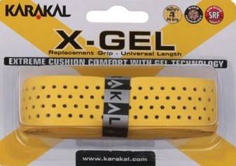 Owijka bazowa Karakal X-Gel Grip | Kolor: Żółty
