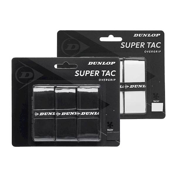 Owijki wierzchnie Dunlop Super Tac Overgrip Black 3szt