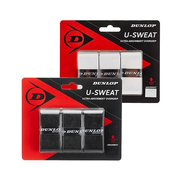 Owijki wierzchnie Dunlop U-Sweat Overgrip Black 3szt