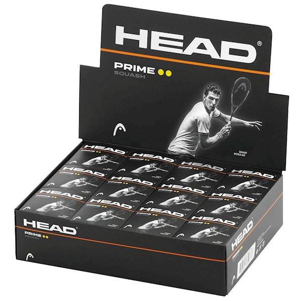 Piłka do squasha Head Squash Ball Prime (2 kropki żółte)