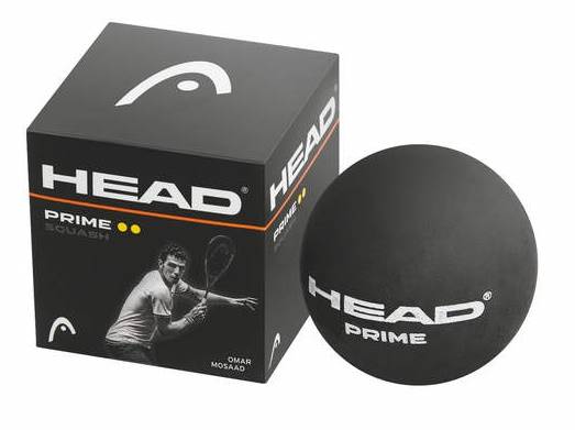 Piłka do squasha Head Squash Ball Prime (2 kropki żółte)