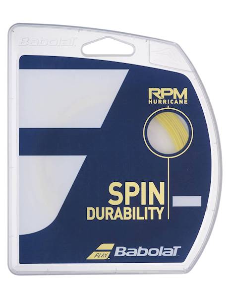 Naciąg tenis ziemny Babolat RPM Hurricane Żółty | Grubość: 1.30mm