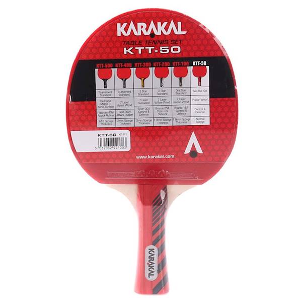 Zestaw rakiet do tenisa stołowego Karakal KTT 50 2szt