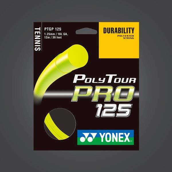 Naciąg tenis ziemny Yonex Poly Tour Pro 125 Yellow