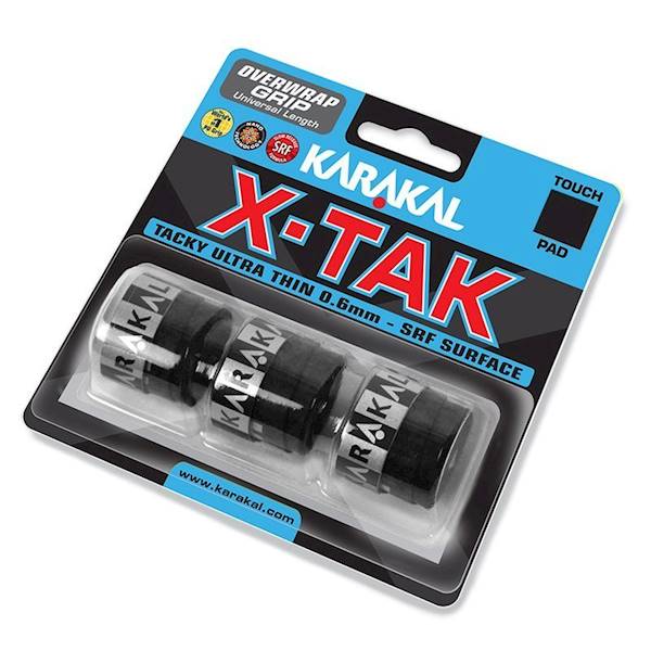 Owijki wierzchnie Karakal X-Tak Overwrap Grip | Kolor: Czarny