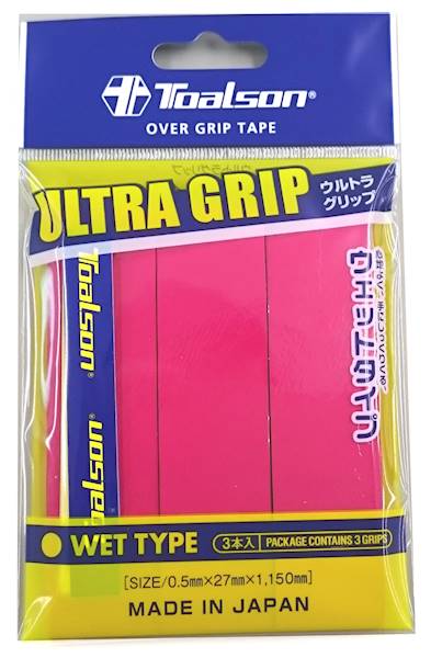 Owijki wierzchnie Toalson Ultra Grip 3szt | Kolor: Czerwony