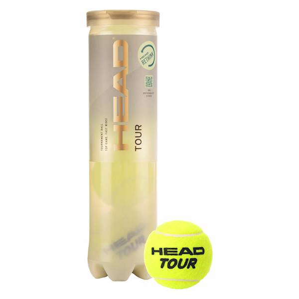 Piłki do tenisa ziemnego Head Tour 4B | Pakowane po: 1 puszka