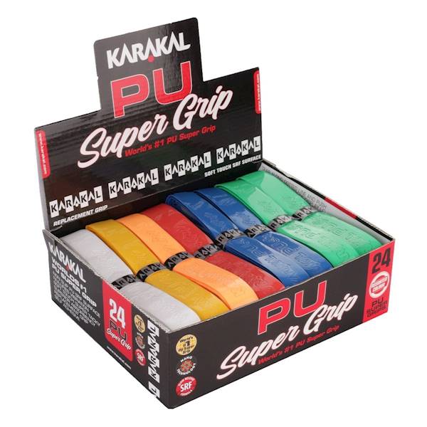 Owijki bazowe Karakal PU Super Grip Box MIX 24szt