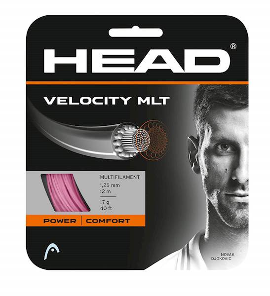 Naciąg tenis ziemny Head Velocity MLT Pink | Grubość: 1.25mm