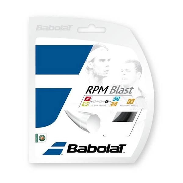 Naciąg tenis ziemny Babolat RPM Blast (Nadal) CZARNY | Grubość: 1.20mm