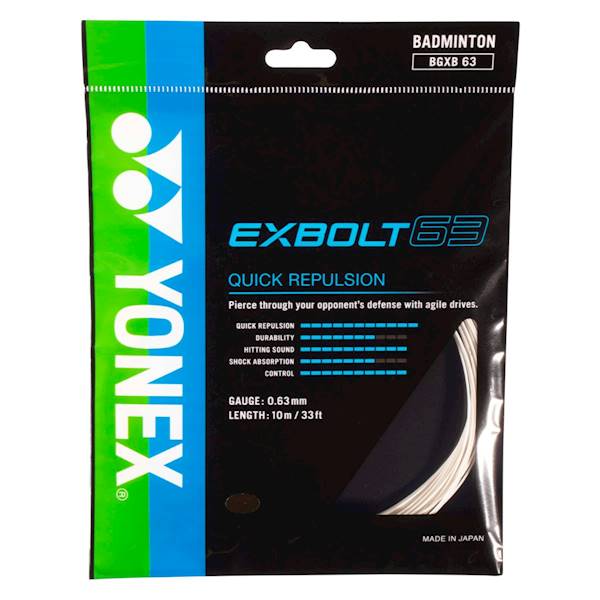 Naciąg do Badmintona Yonex Exbolt 63 Set