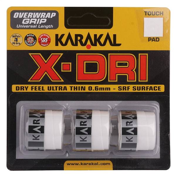 Owijki wierzchnie Karakal X-Dri 3szt | Kolor: Biały