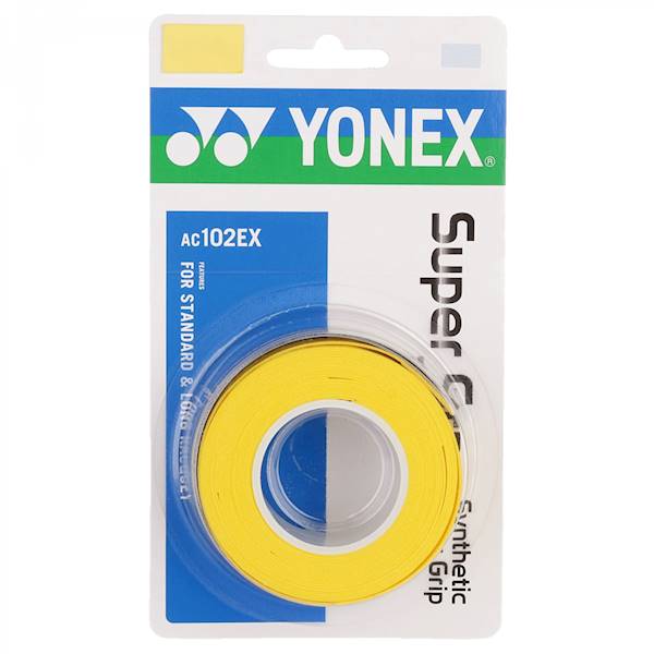 Owijka wierzchnia YONEX 3GRIPS AC 102 EX ŻÓŁTY