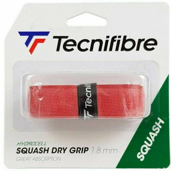 Owijka bazowa Tecnifibre Absolute Squash Dry Grip Czerwona