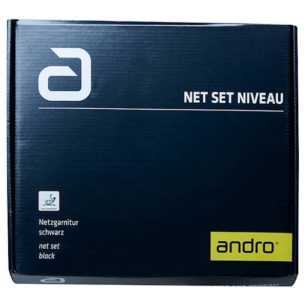 Siatka do tenisa stołowego Andro Net Set Niveau 