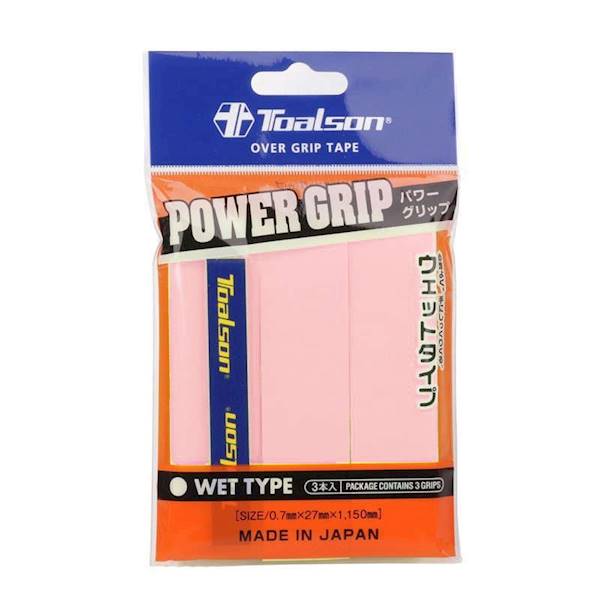 Owijki wierzchnie Toalson Power Grip 3szt | Kolor: Różowy