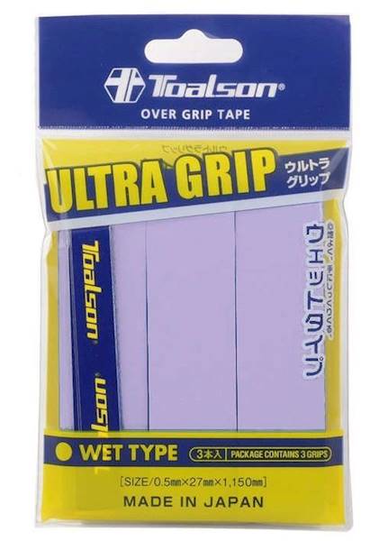 Owijki wierzchnie Toalson Ultra Grip 3szt | Kolor: Fioletowy