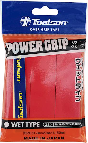 Owijki wierzchnie Toalson Ultra Grip 3szt | Kolor: Czerwony neonowy